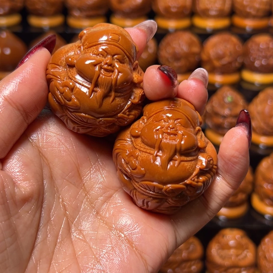 蓝***蜓橄榄核手串/手链财神