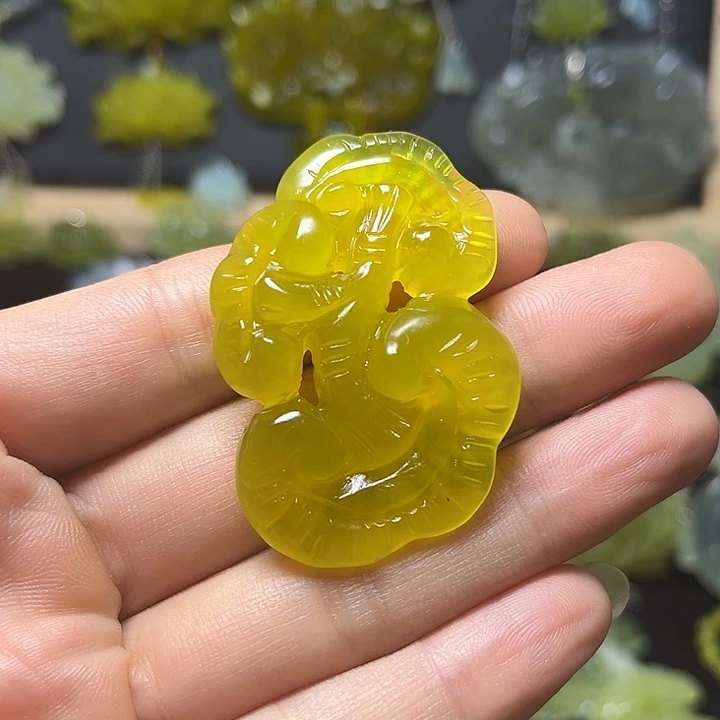 未镶嵌蛇纹石玉发饰