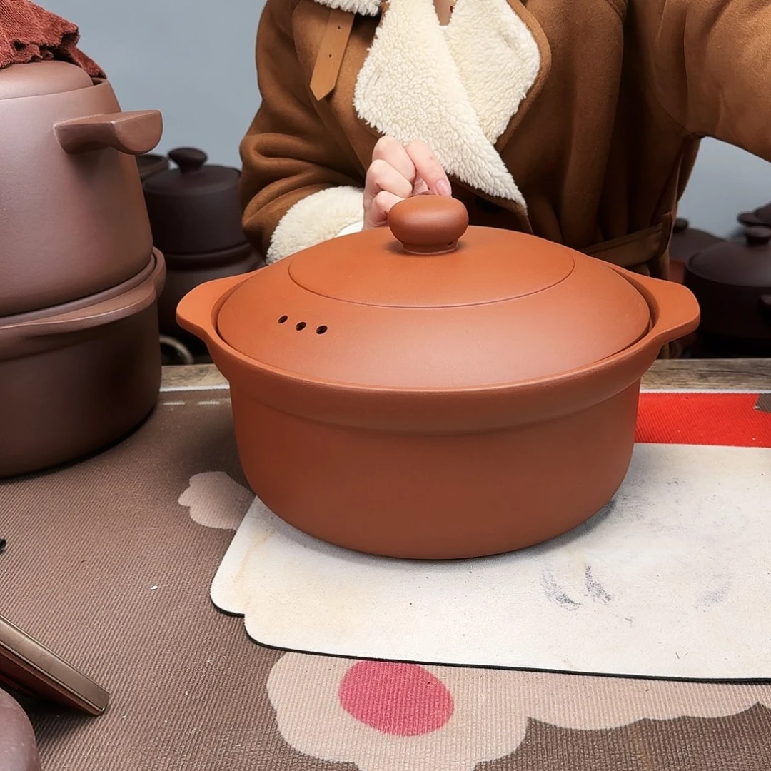 紫砂砂锅5升正品无暇，没章