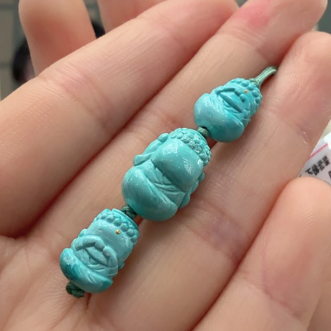 绿松石未镶嵌颈饰