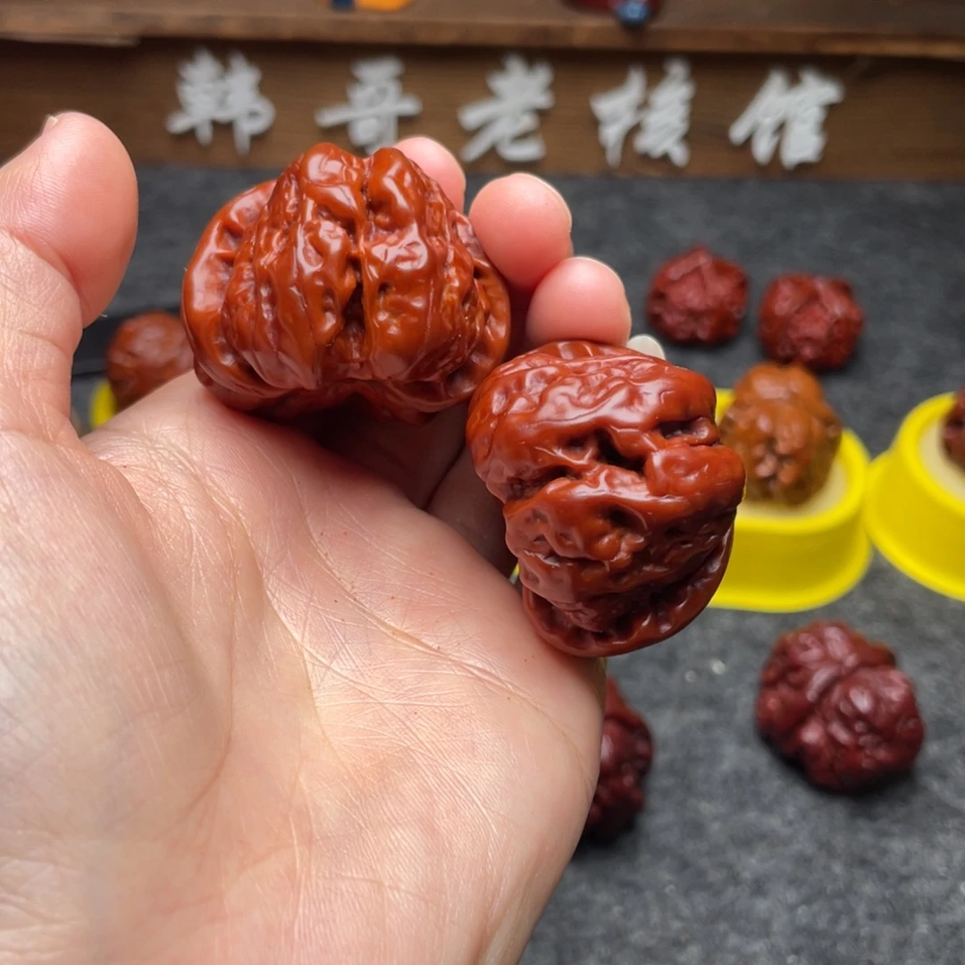 吊坠文玩核桃文玩核桃 手把件 蛤蟆头 41