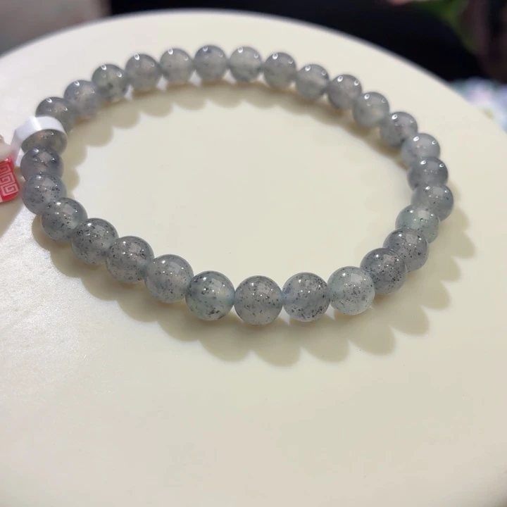 翡翠未镶嵌手链冰胶乌鸡卡6.2