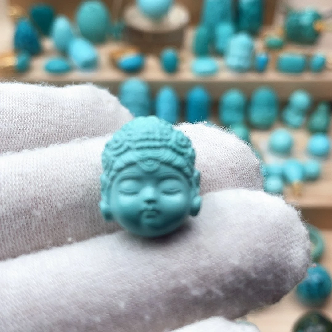 未镶嵌绿松石珠宝奇石