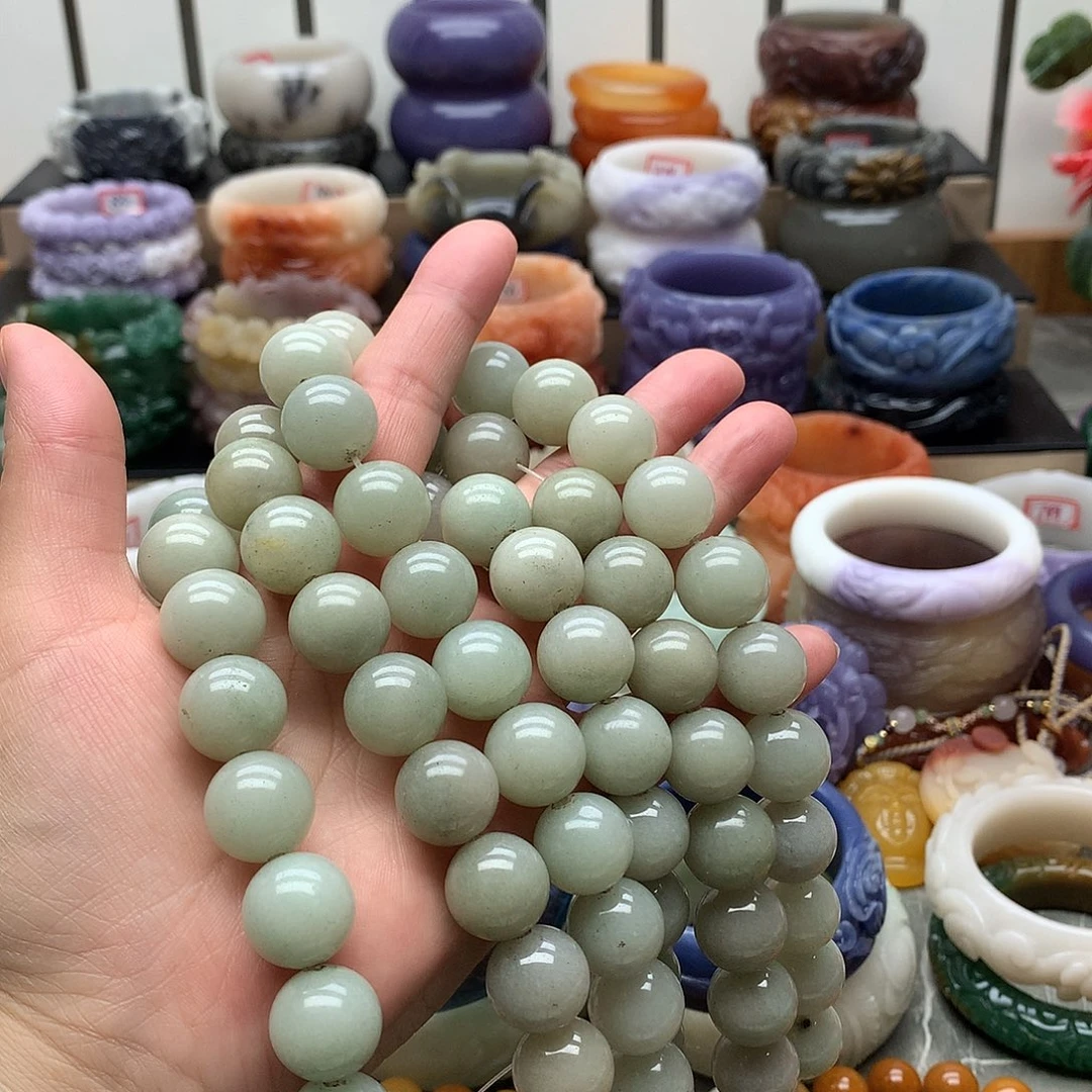 毛衣链未镶嵌石英质玉