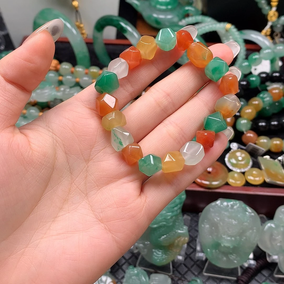 石英质玉未镶嵌手串