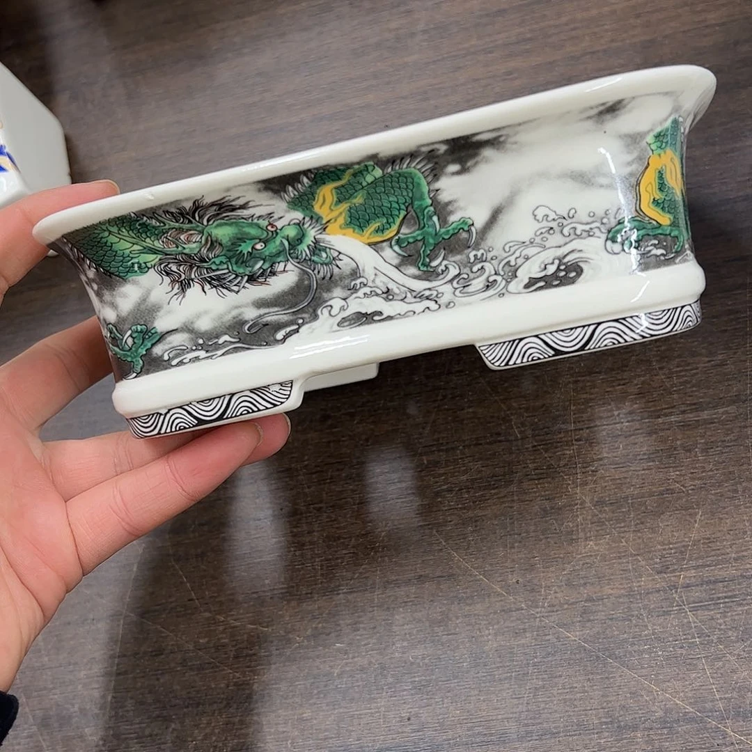 紫砂花盆103号瑕疵18/14/5.5cm