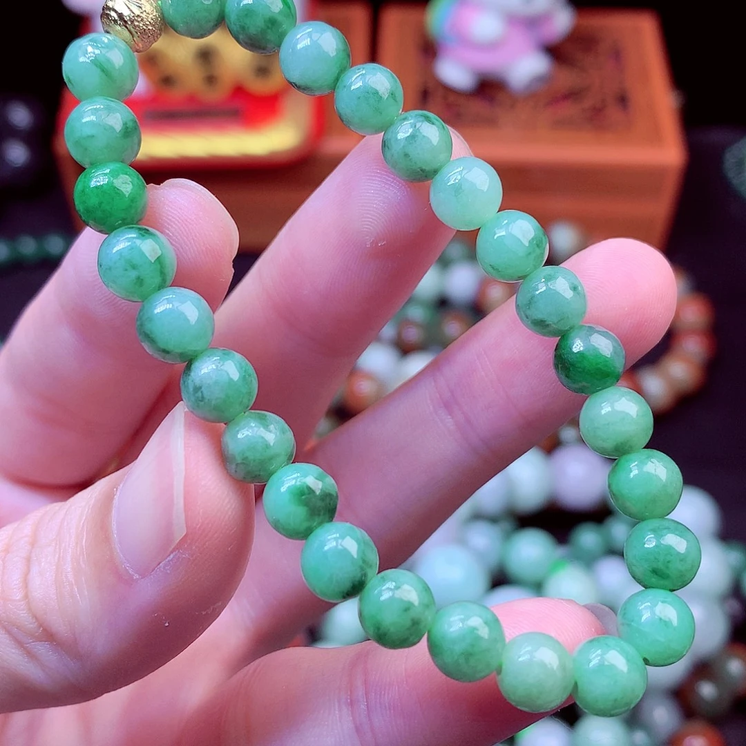 翡翠未镶嵌毛衣链