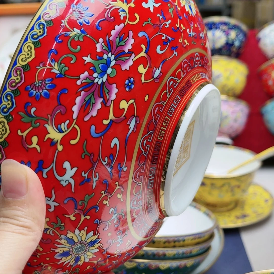 【闪购商品】珐琅8寸6个………………