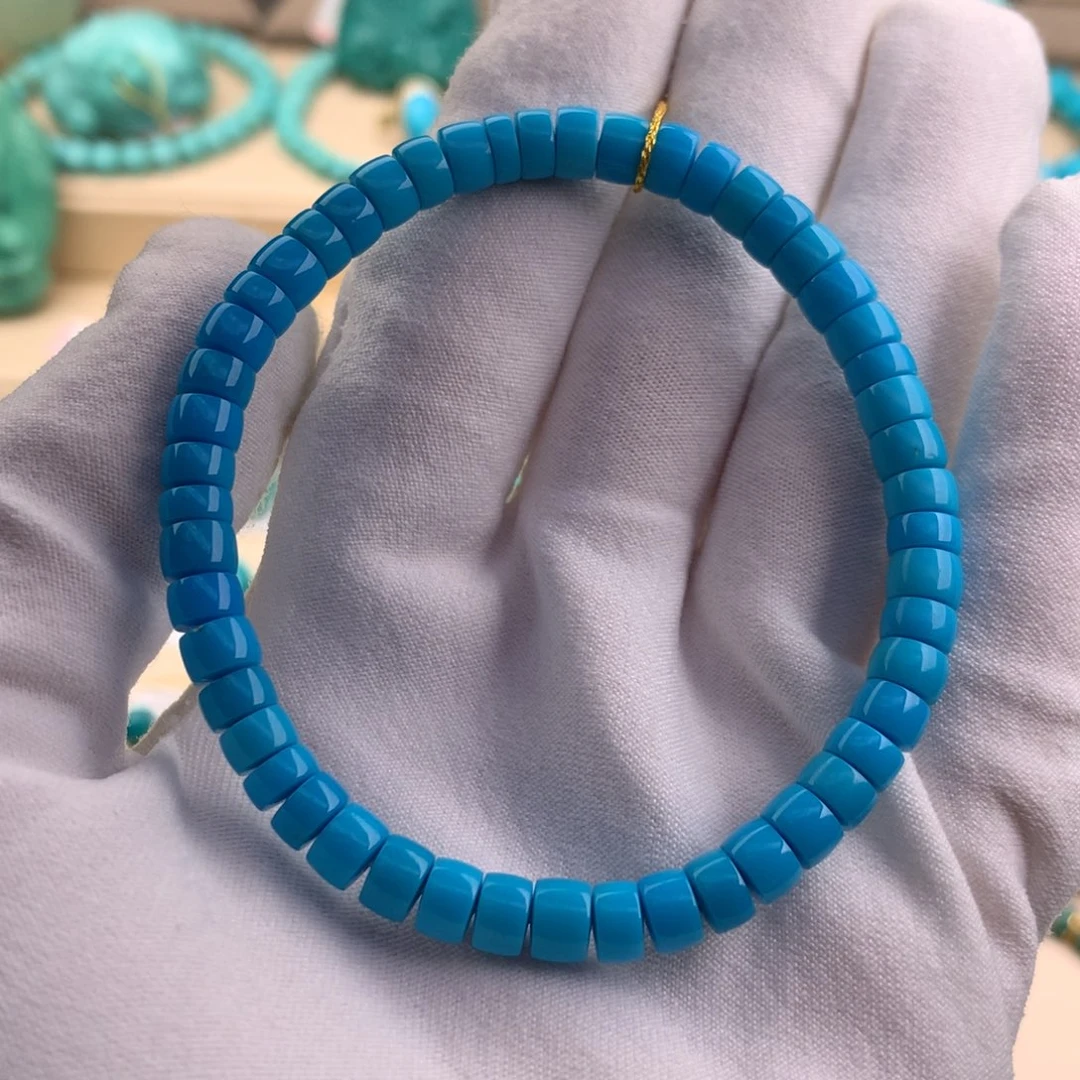 绿松石珠宝奇石未镶嵌m***呀