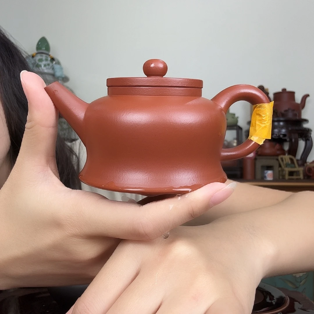 茶壶紫砂底部鼓包