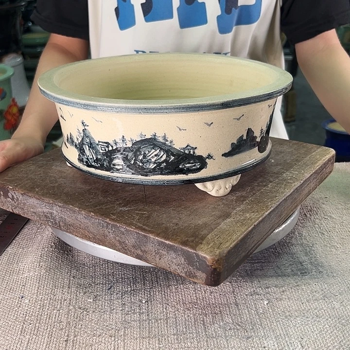 泳坤堂石湾盆陶瓷