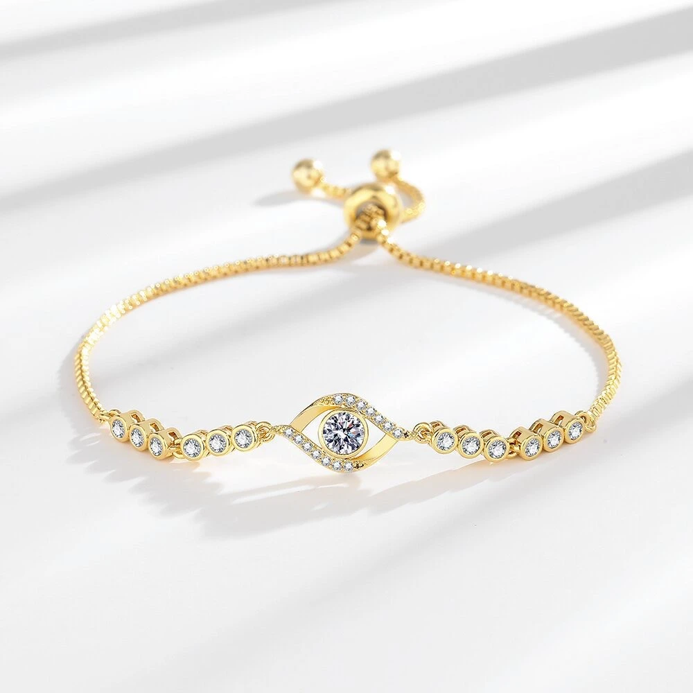 铜合金锆石手链 铜合金锆石手链 时尚镶钻手链