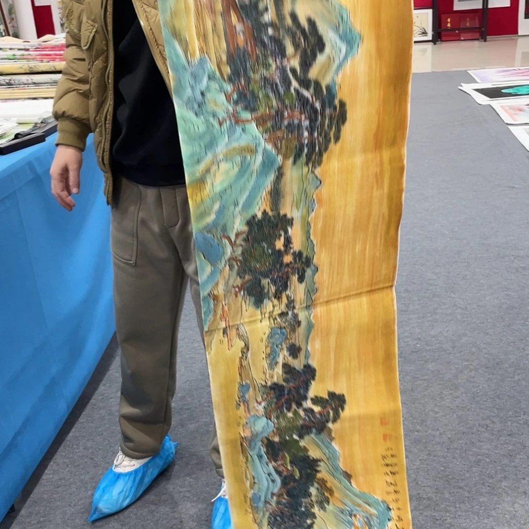 国画今天上午国画作品展示