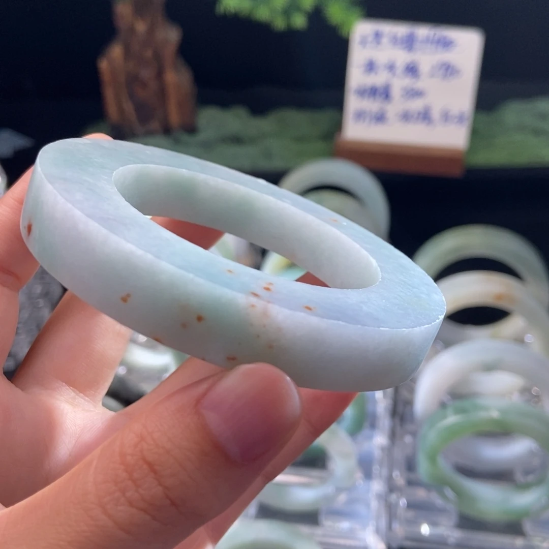 优***宝定制翡翠未镶嵌手镯