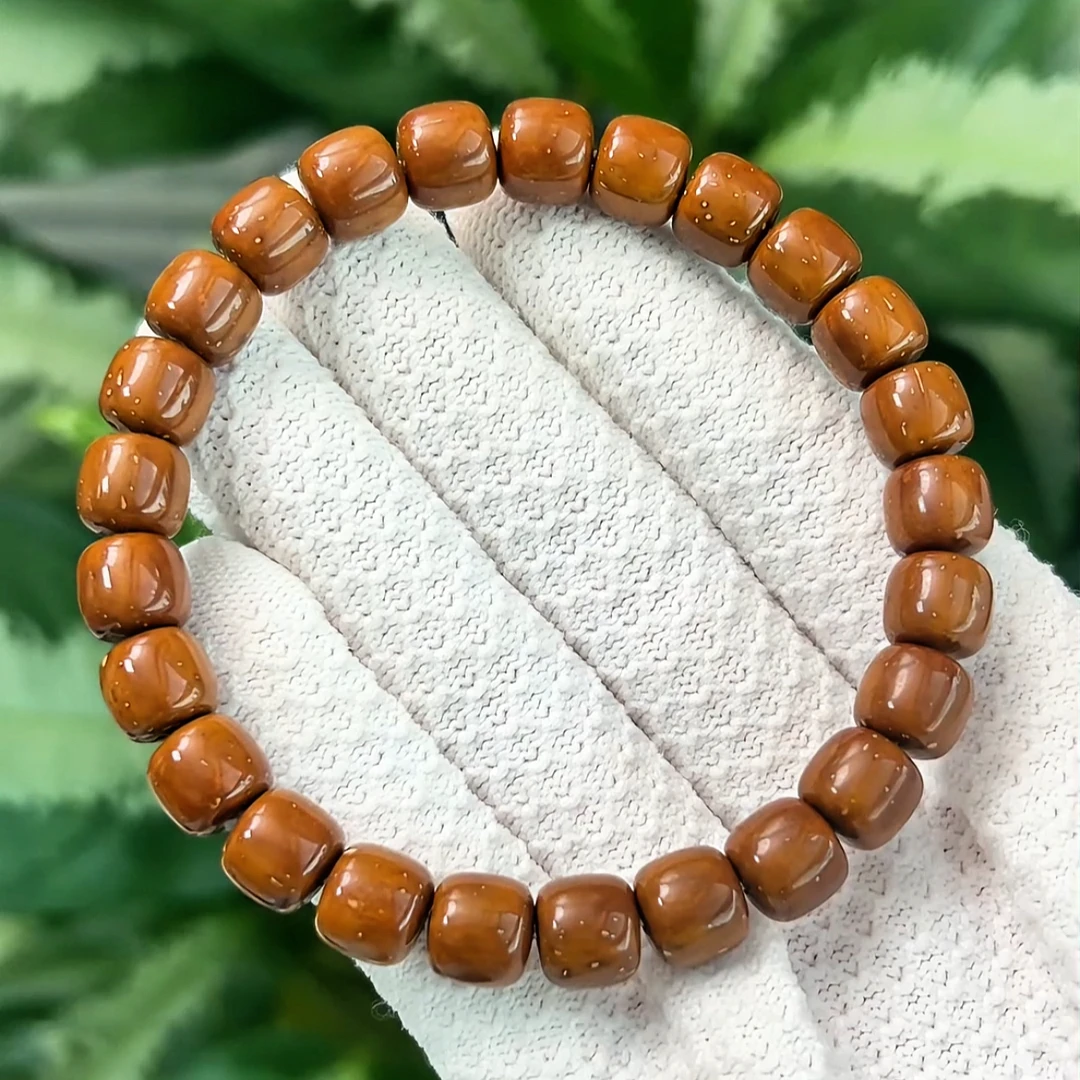 性价比款9mm黄皮实心紫金鼠老型珠手串精工归圆手感油润