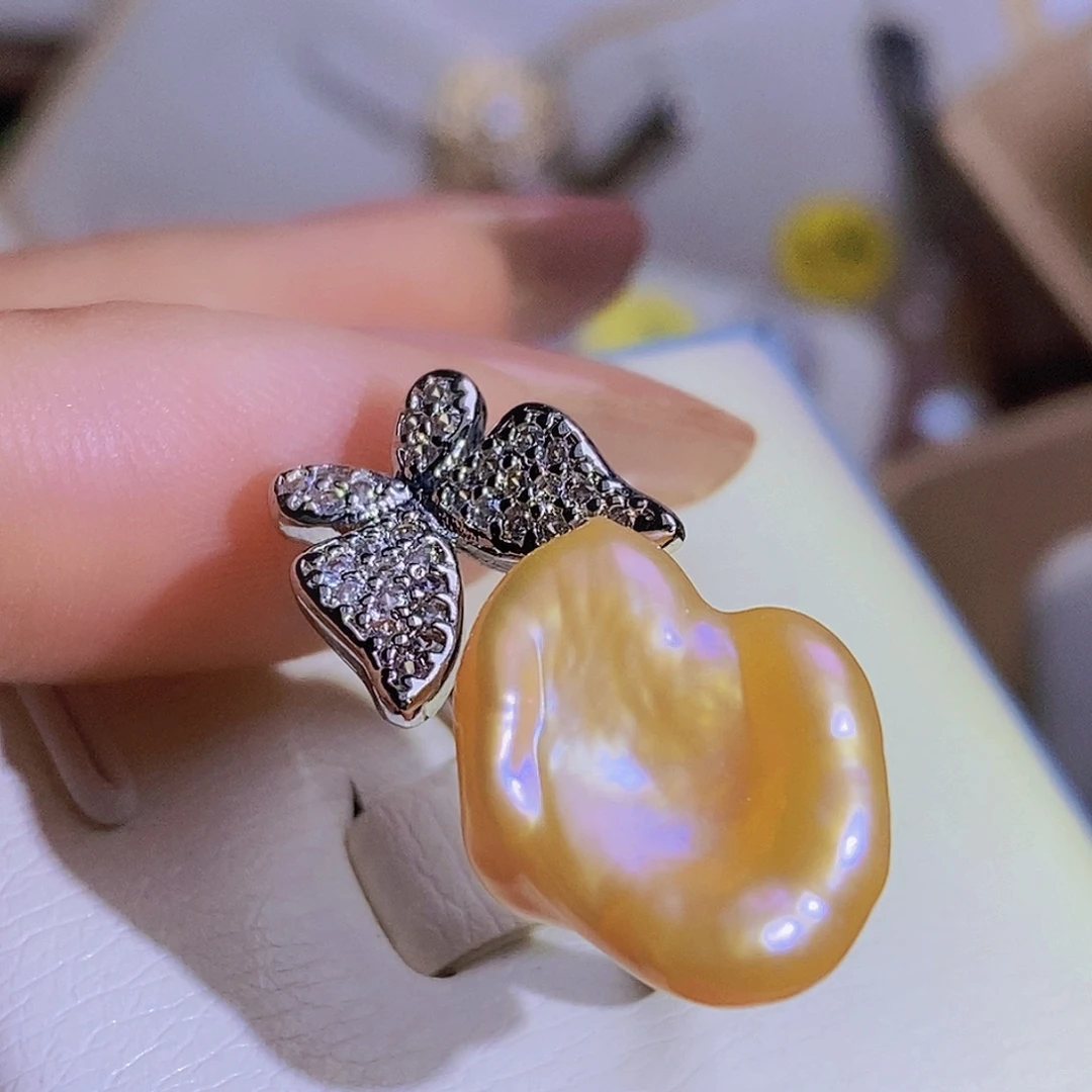 合金特价（不退不换）淡水珍珠