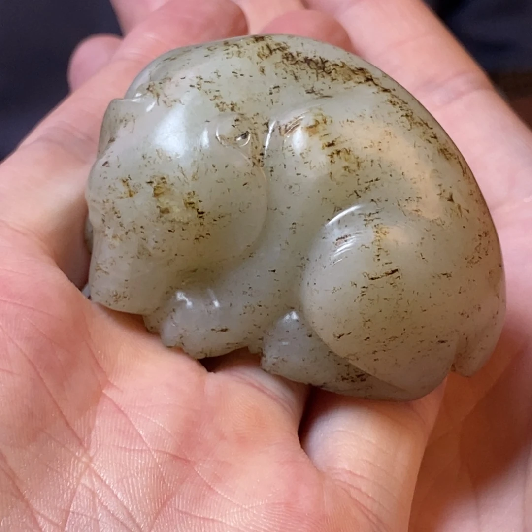 和田玉未镶嵌颈饰千***鹰