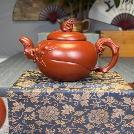 蓝***空茶壶段泥宜兴紫砂