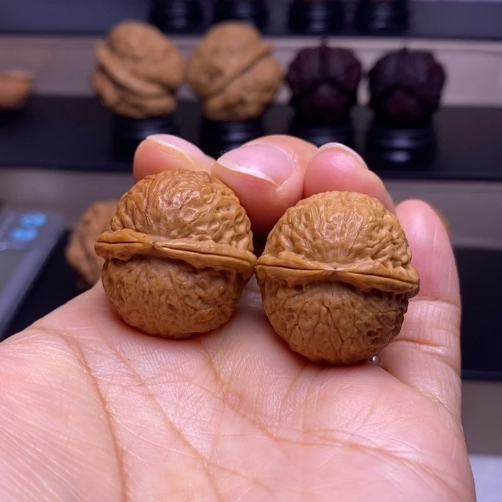 文玩核桃把件福星小铁锤37