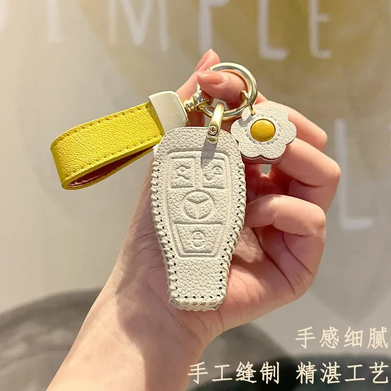 适用多款车型的汽车钥匙套真皮套时尚车钥匙扣