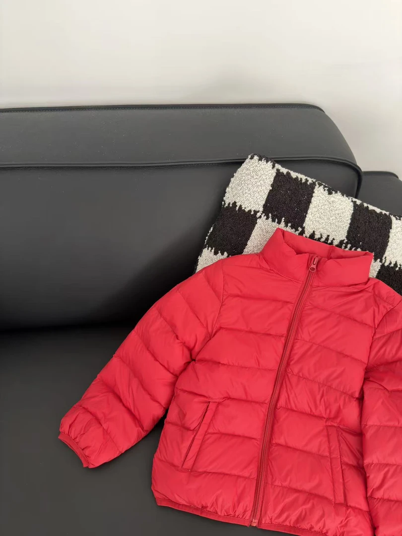 LH儿童休闲时尚百搭保暖立领鸭绒羽绒服LH1018