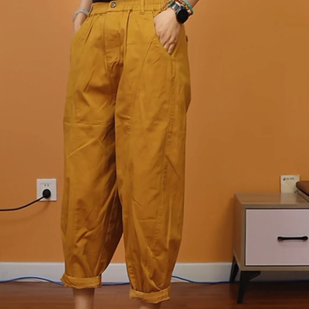 秋季新品 时尚阔腿休闲裤