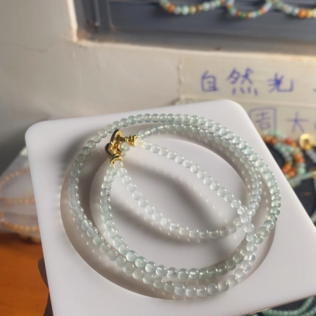 定制翡翠未镶嵌22 缅甸翡翠A货卡3.8