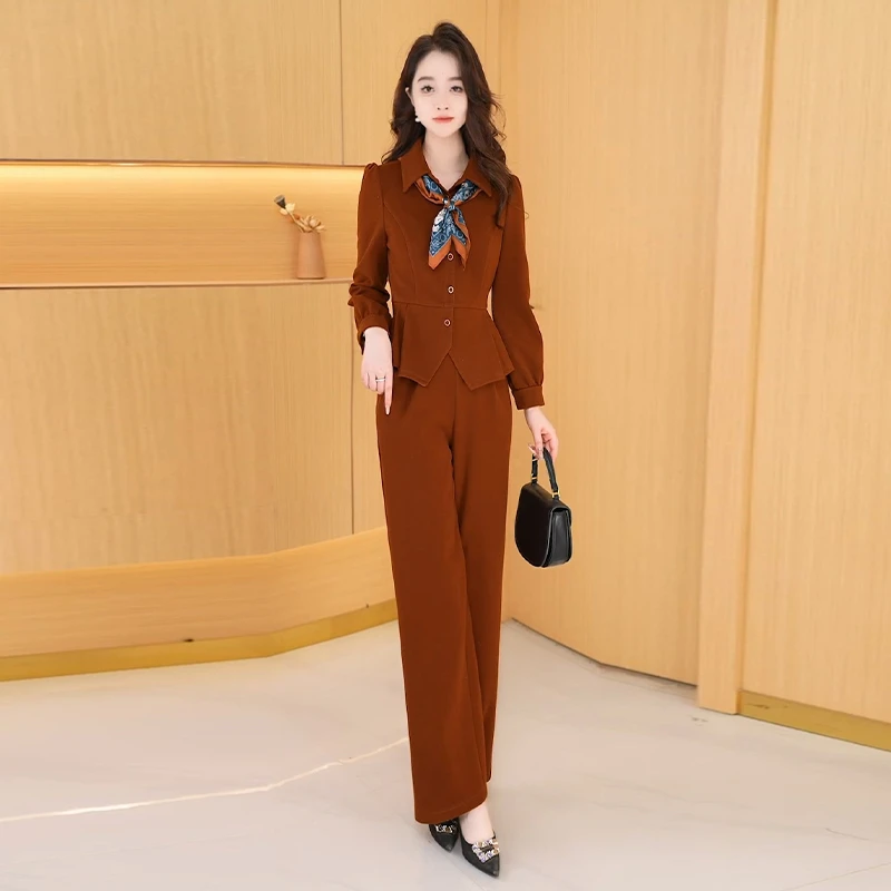 【两件套】秋季时尚女神修身洋气宽松气质休闲百搭显瘦减龄女装套女