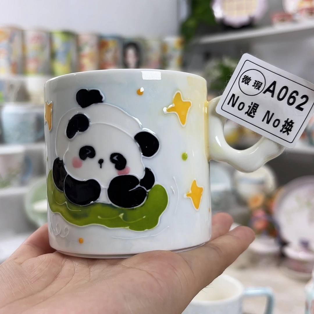 手绘高温釉下彩陶瓷