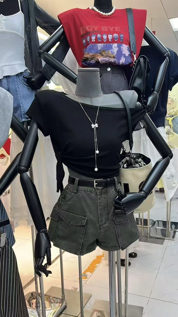 小艺优选/新款韩版百搭短裤3007