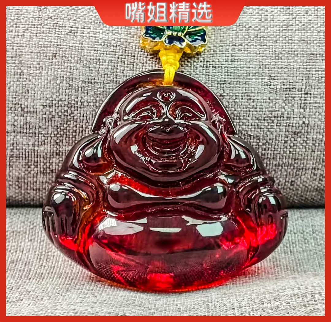 [伟]【正品保障】2025年定制款手工DIY佛公项链满血高端血药珀飾品