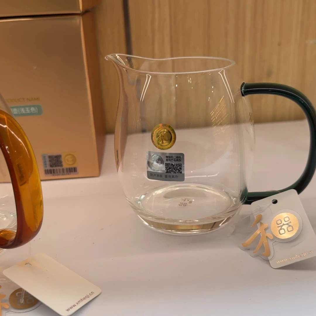 禾器澄然公道杯墨绿色