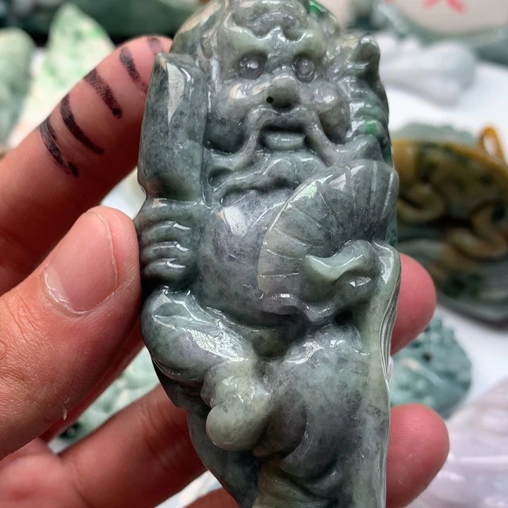 翡翠未镶嵌颈饰保真天然a货翡翠