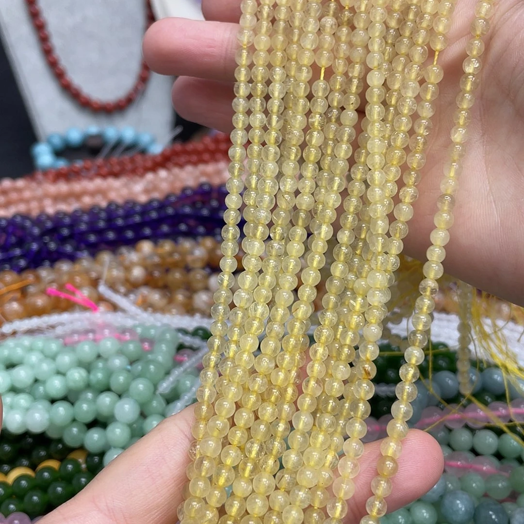 玛瑙/玉髓未镶嵌半成品金发晶4m