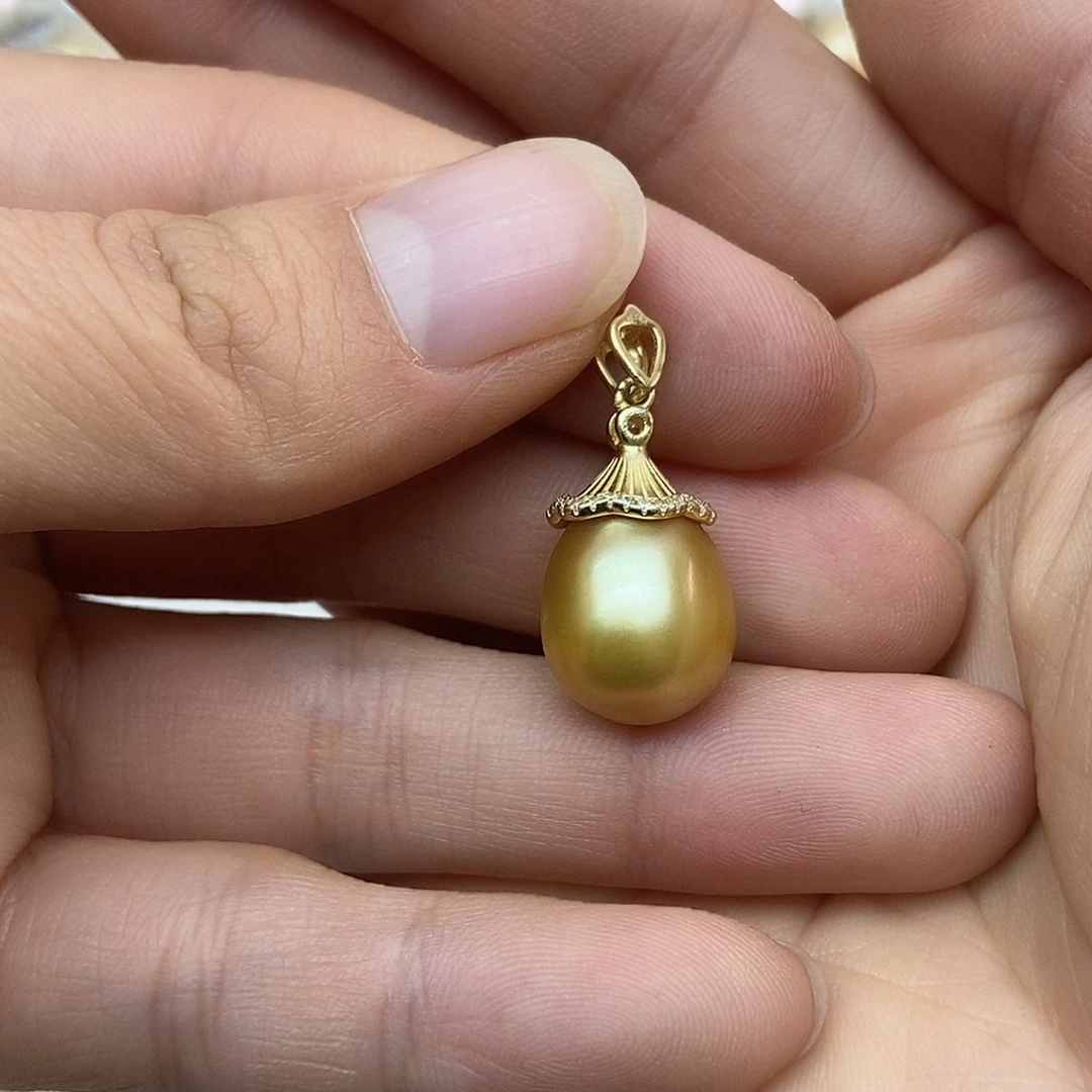 银S925镶嵌海水珍珠颈饰