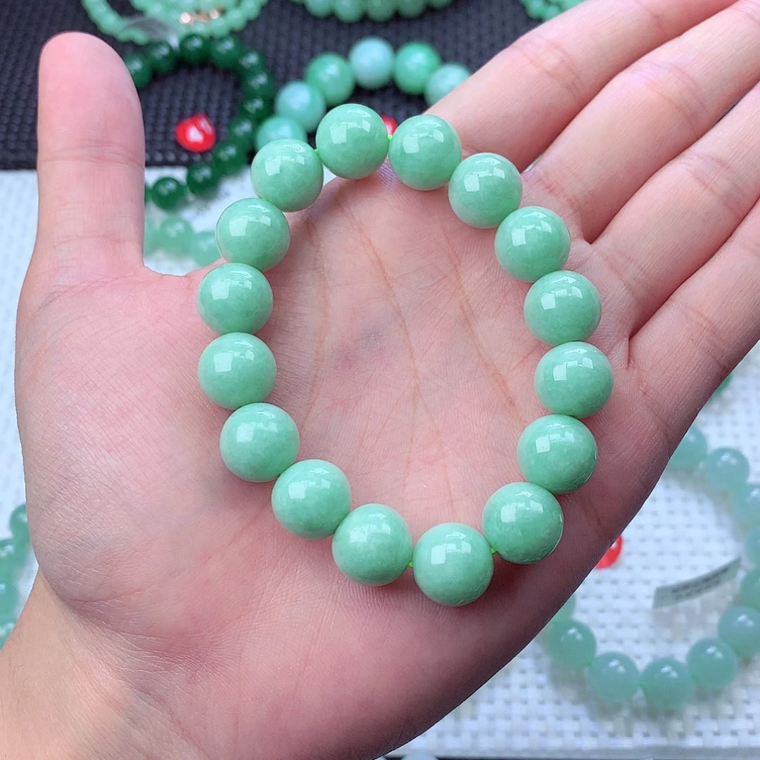 翡翠未镶嵌毛衣链卡12.6