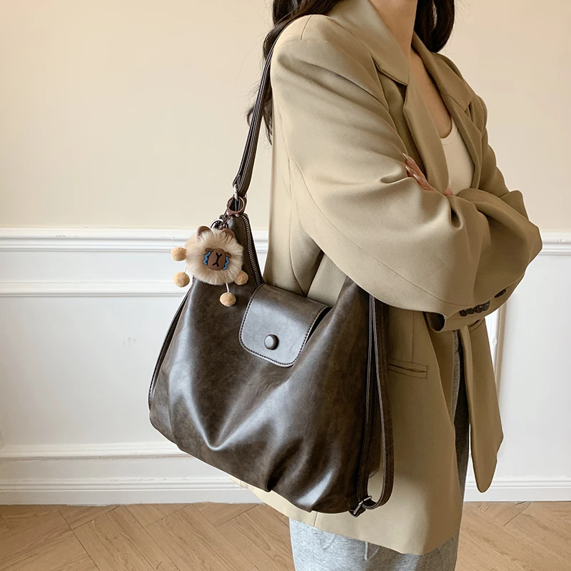 新款时尚单肩包韩版大容量腋下包百搭女包休闲背包1105