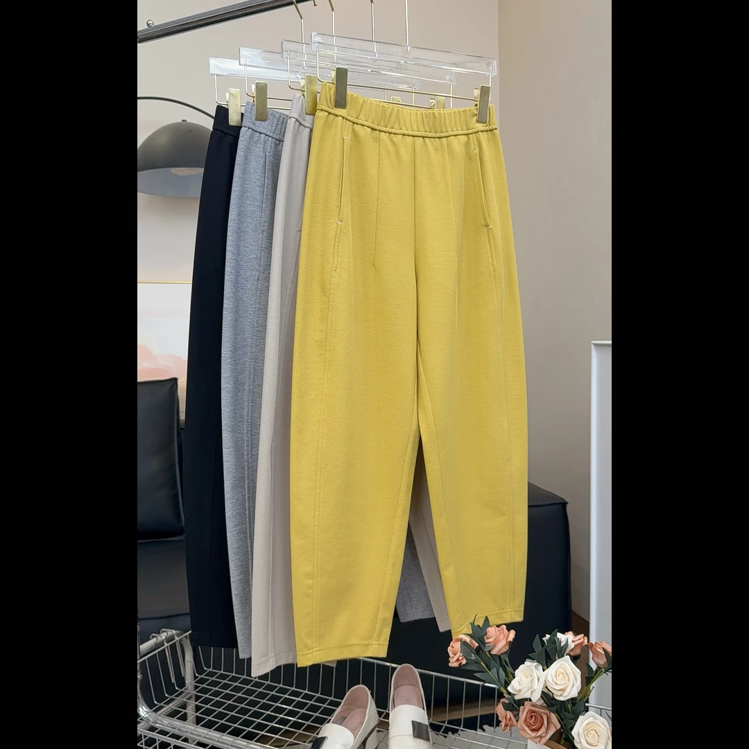 2025春装新款哈伦裤萝卜裤百搭时尚宽松显瘦