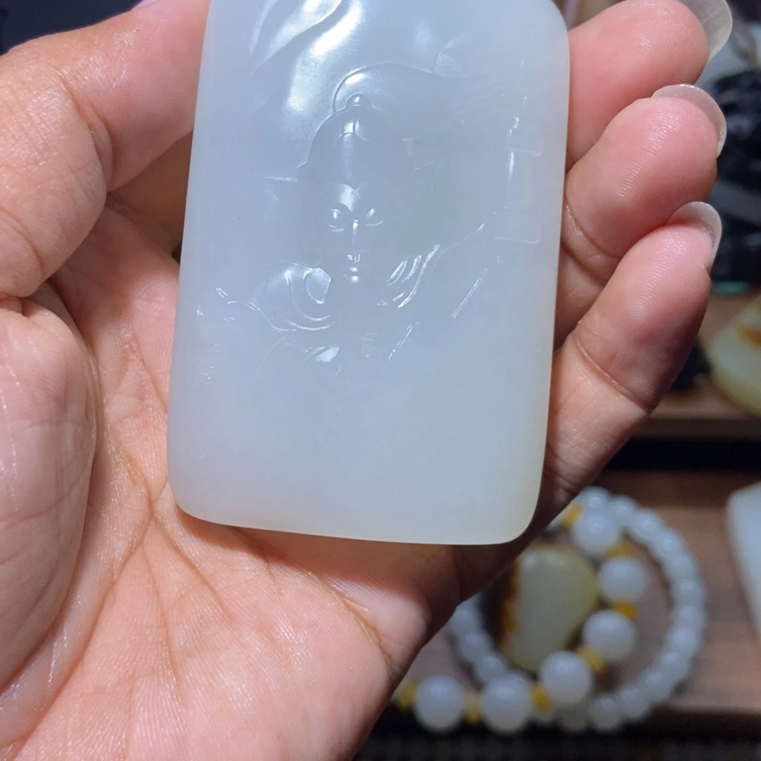 星***河和田玉未镶嵌颈饰