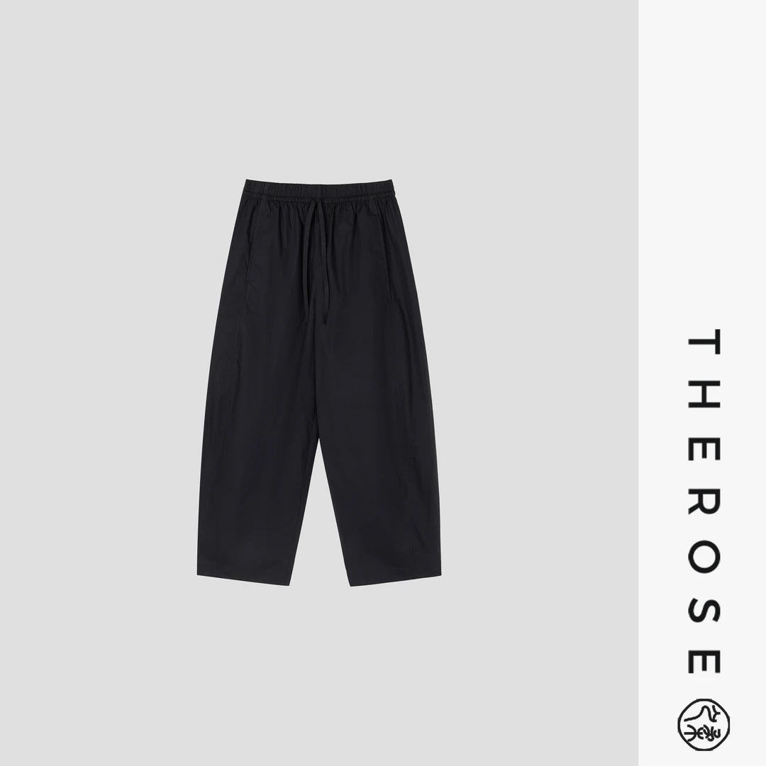 之柔【暗礁】 韩国进口高支高密酵素洗解构阔腿镰刀裤百搭休闲裤女