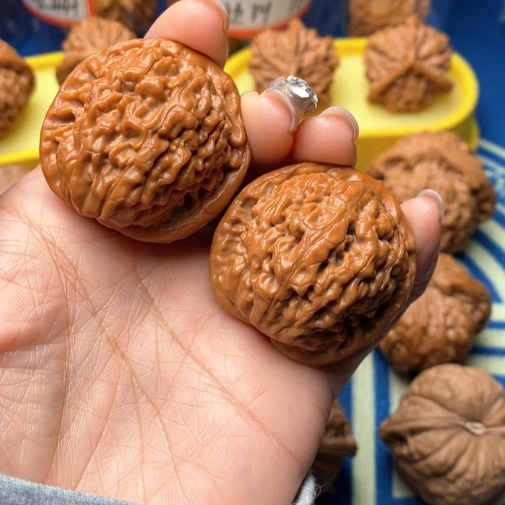 桃核吊坠莲花39核桃