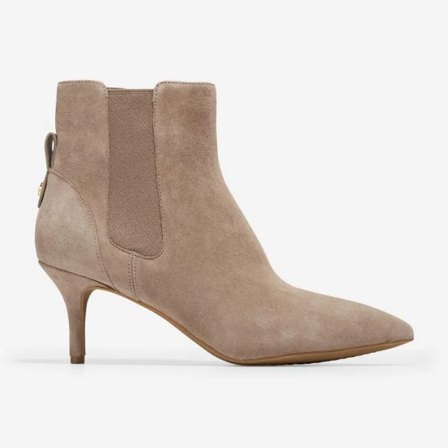 COLEHAAN/歌涵女士棕色细跟气质短靴W29353默认微瑕