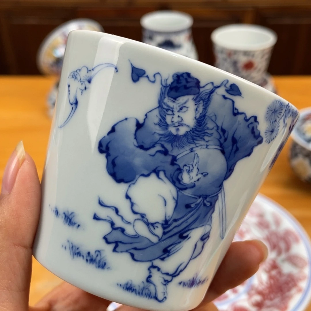 手绘现代茶具非古董