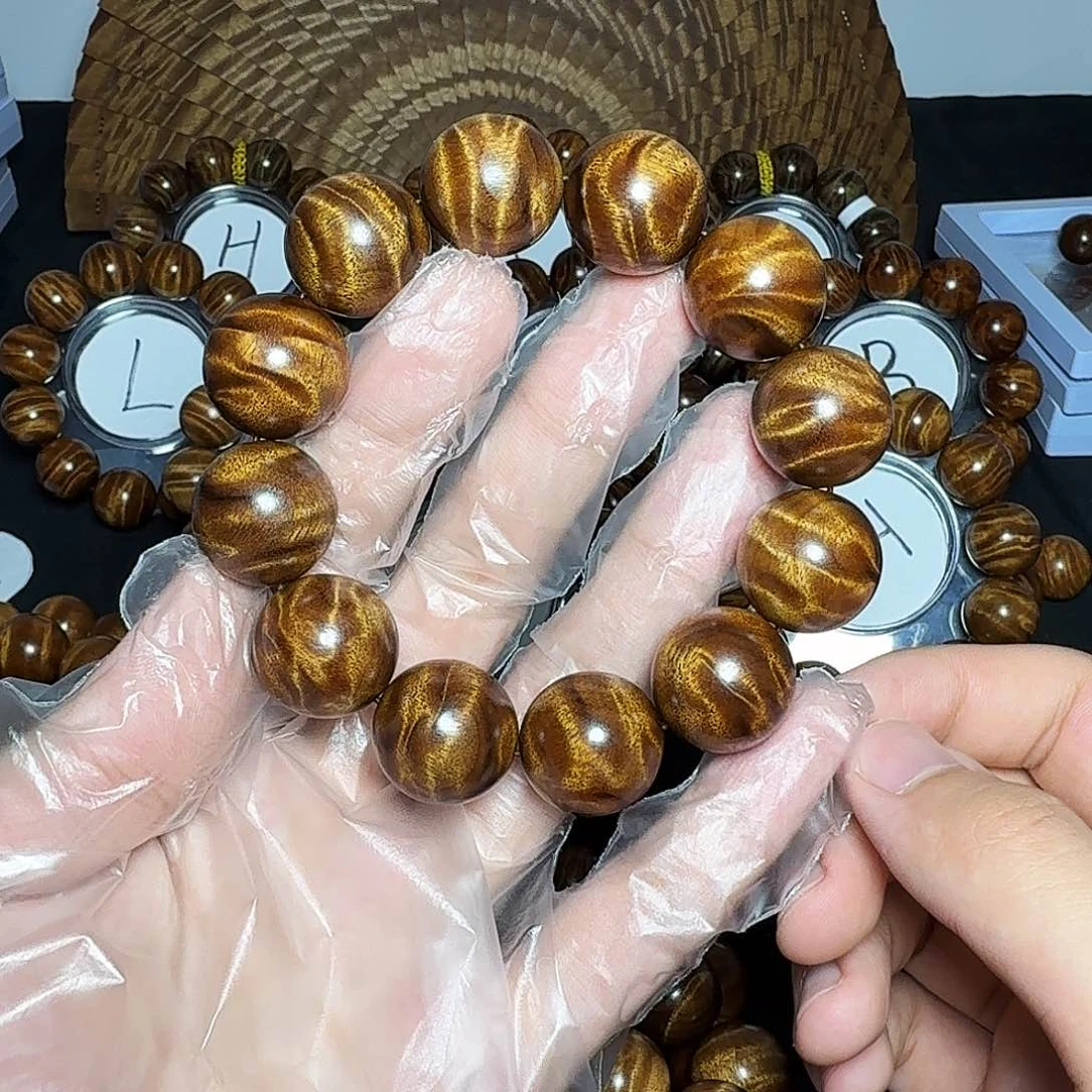 楠木（金丝楠）手串/手链闪龙