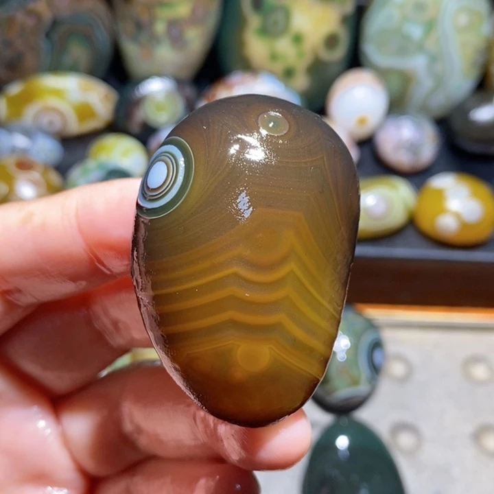 未镶嵌玛瑙/玉髓珠宝半成品96