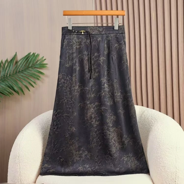 新中式春夏半身裙