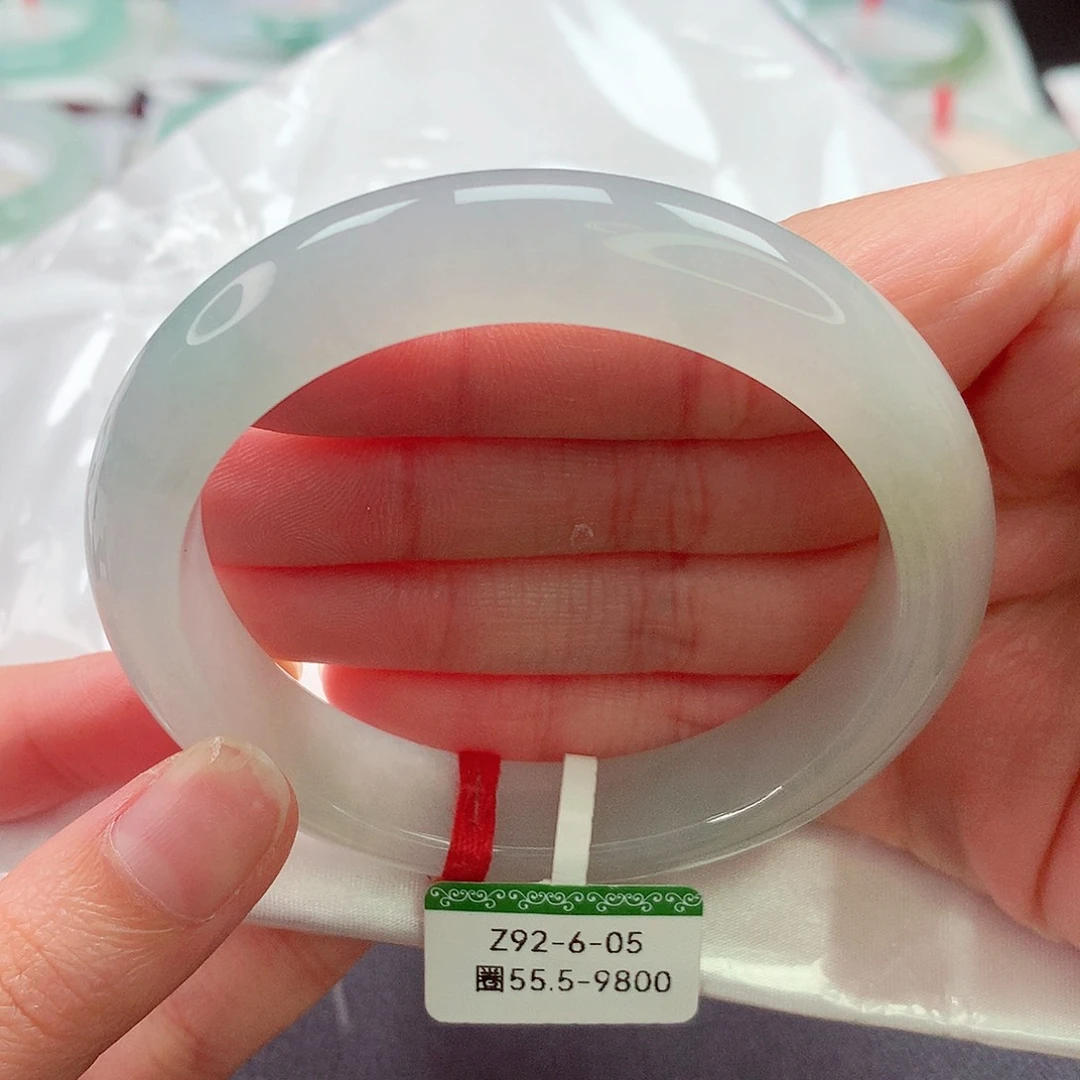 翡翠未镶嵌手镯缅甸天然a货翡翠手镯