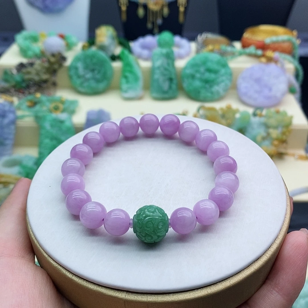 未镶嵌手串翡翠手串