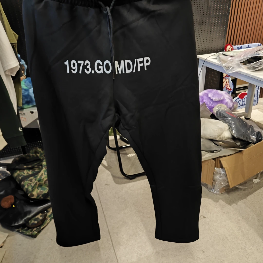 1973裆部印花 潮流休闲长裤 可调节裤脚