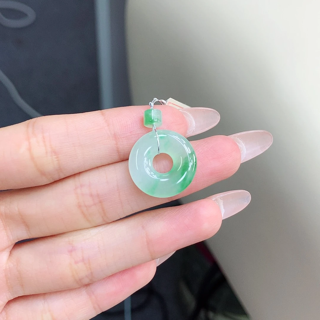 未镶嵌戒指翡翠平安扣
